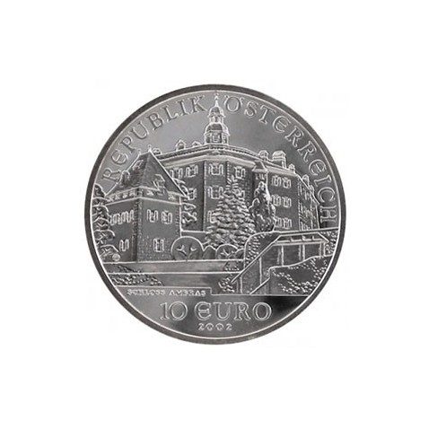moneda Austria 10 Euros 2002 (Castillo de Ambras)
