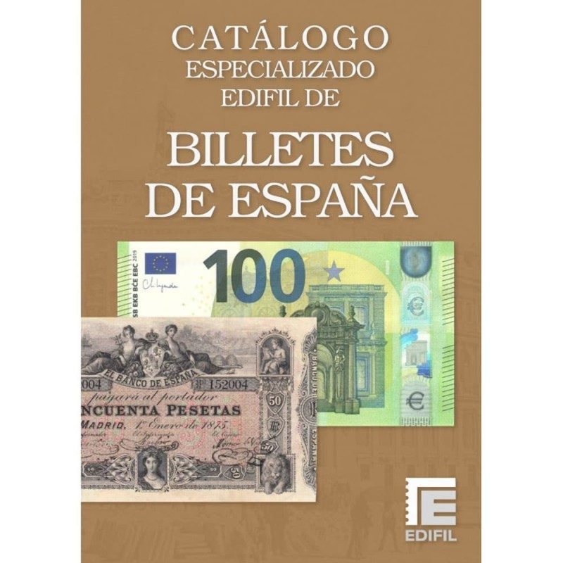 Catálogo Especializado Billetes España Edifil 2021.