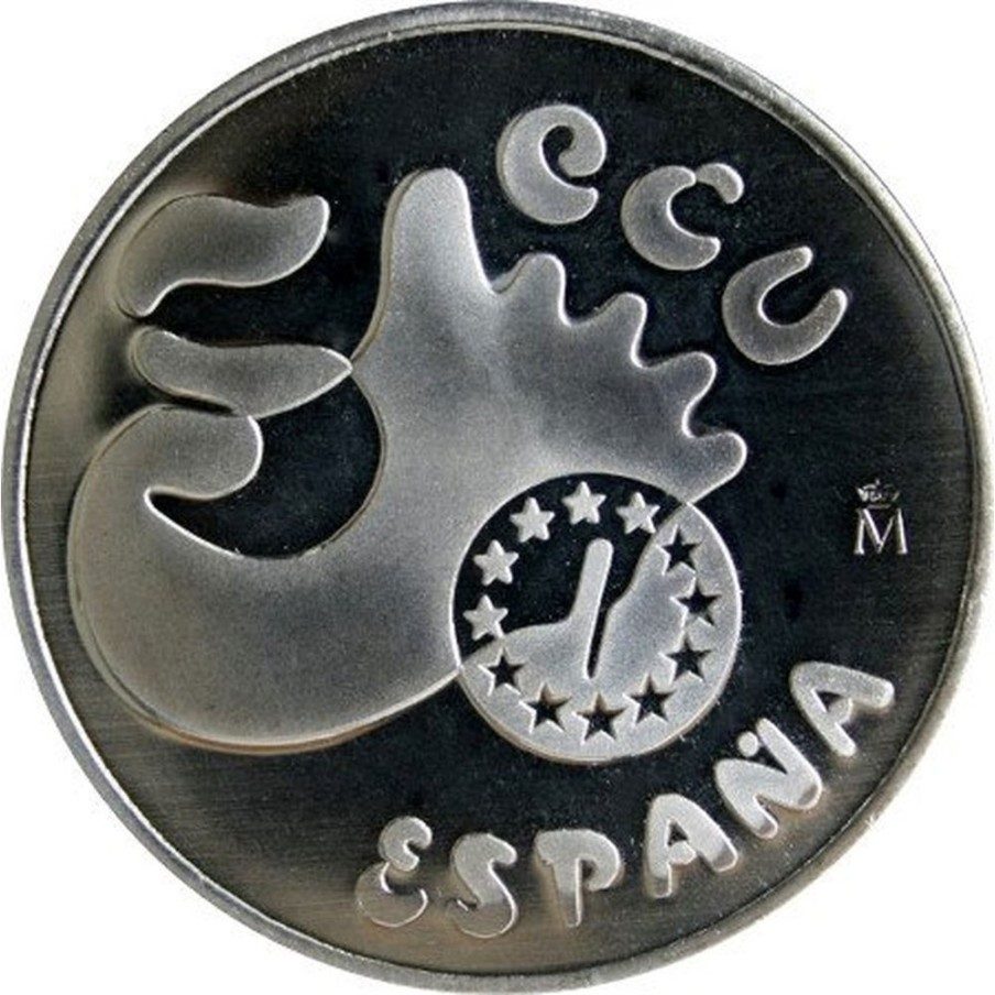 5 ECU. Comunidad Económica Europea 1990