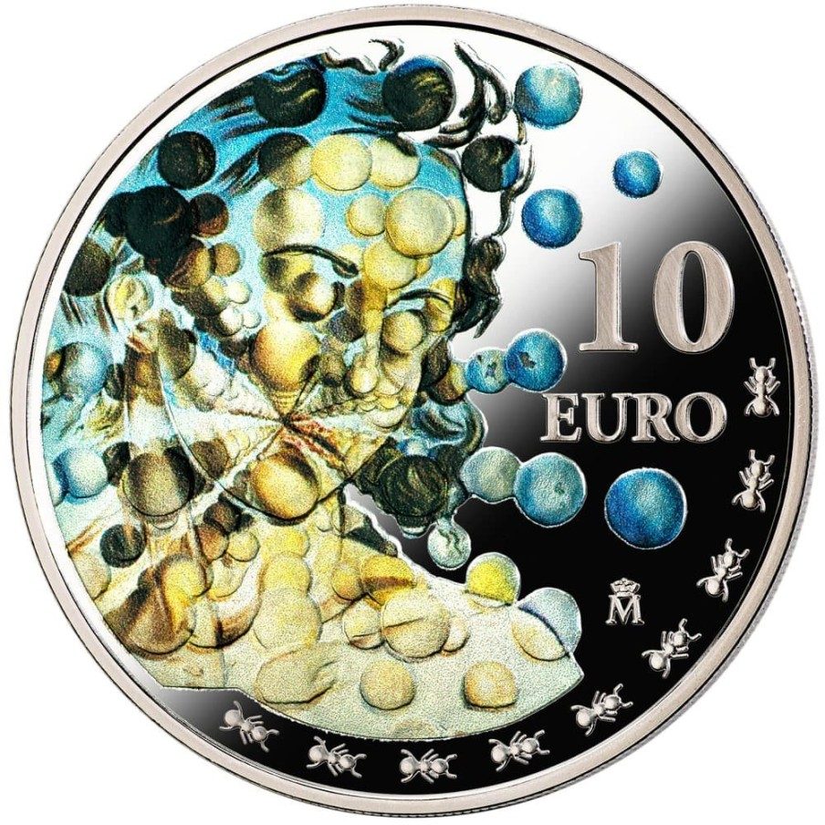 Moneda 2021 Salvador Dalí. 10 euros Plata