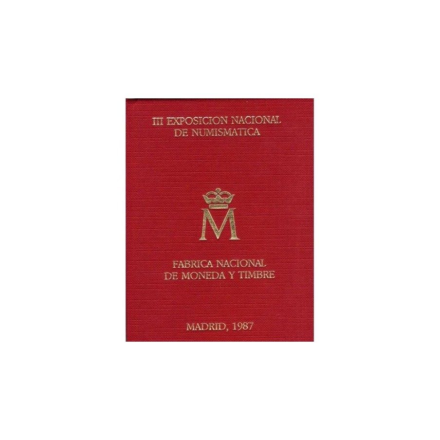 (1987) cartera E-87. III Exposición Numismática 1987.