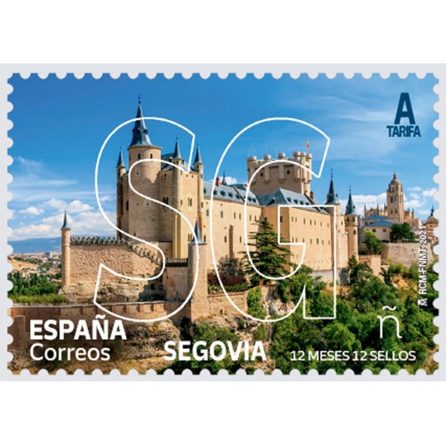 5505 12 meses, 12 sellos. Segovia