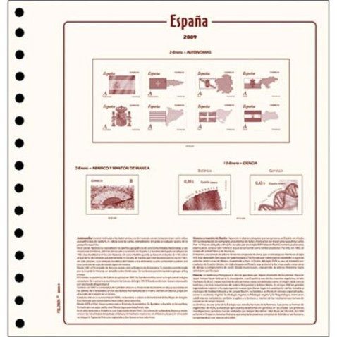 FILOBER sellos ESPAÑA 2012/16 montado + album Guaflex