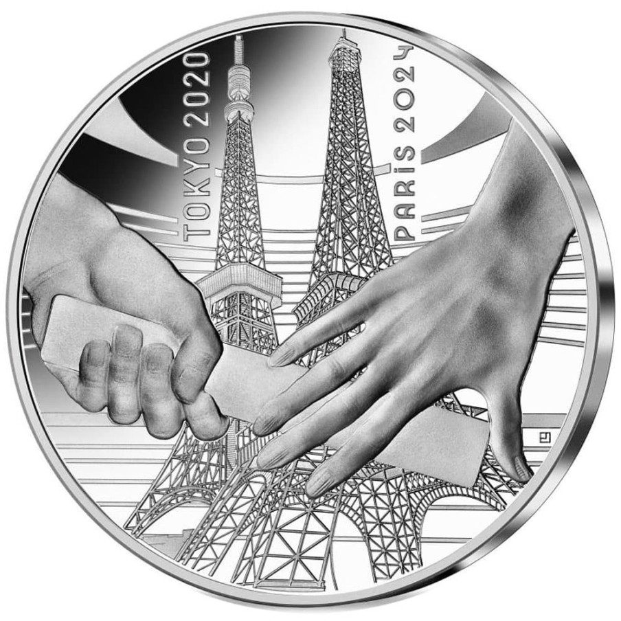 Francia 10€ 2021 Juegos Olimpicos Paris 2024 Tokyo-Paris.
