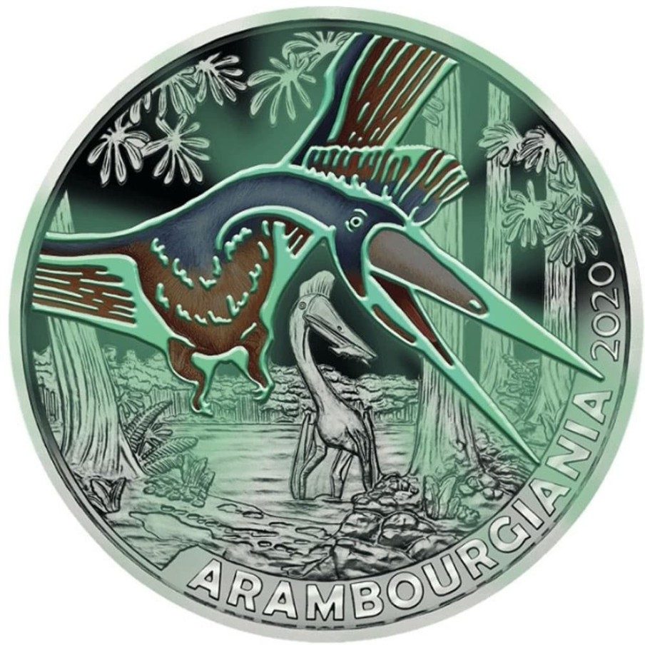 moneda Austria 3 Euros Dino-Taler 2020 Arambourgiania.
