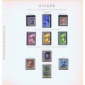 Colección Sellos de España 1962/1990, por duplicado. 6 albumes