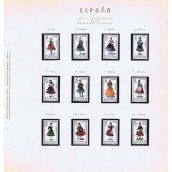 Colección Sellos de España 1962/1990, por duplicado. 6 albumes