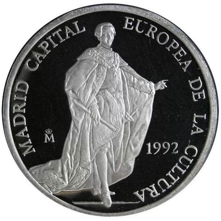 5 ECU. Madrid Capital Europea de la Cultura 1992.
