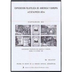 Colección Pruebas Lujo España 1980-1992.