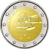 moneda conmemorativa 2 euros Portugal 2022 Atlántico Sur.