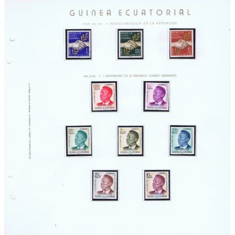 Colección Sellos de Guinea Ecuatorial. Temática variada.