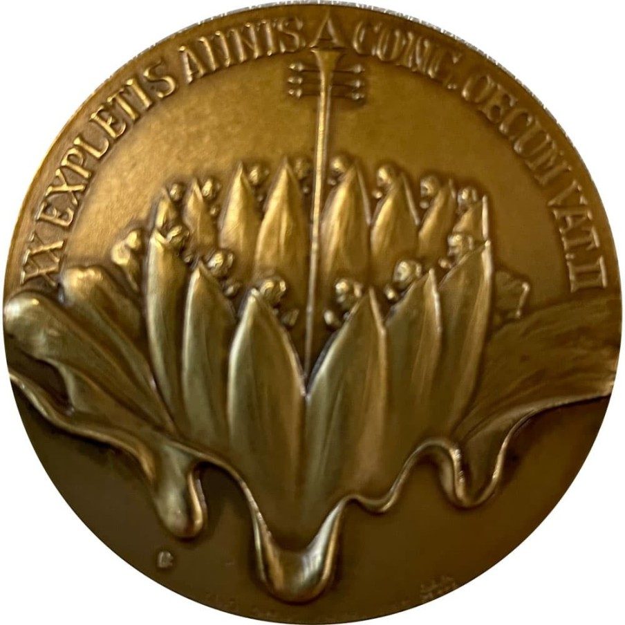 Medalla Vaticano Papa Juan Pablo II 8 años Pontificado 1986.