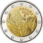 Cartera oficial euroset 2 Euros España 2022 Garajonay. Proof.