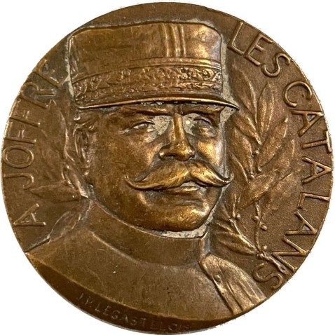 Medalla Primera Guerra Mundial General Joffre 1916. Bronce