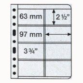 LEUCHTTURM hojas Vario transparentes. Hojas 8 departamentos