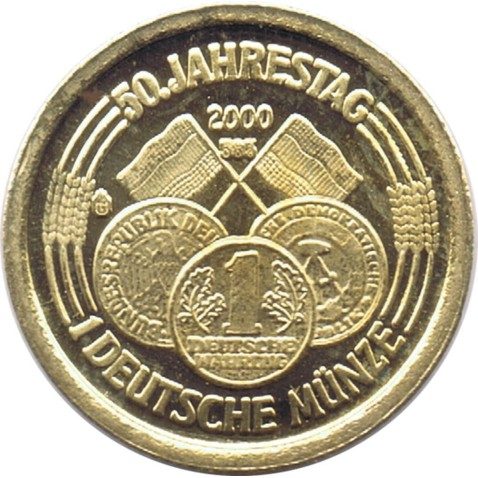 Medalla de oro 50 Años Marco Alemán 1950-2000.