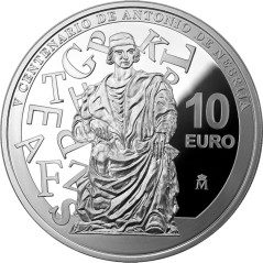 Moneda 2022 Antonio de Nebrija. 10 euros. Plata