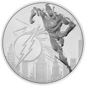 Moneda onza de plata 2$ Niue The Flash 2022.