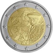 moneda Grecia 2 euros 2022 ERASMUS