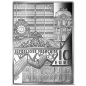 Francia 10€ 2022 Monet. El estanque de Nenufares. Plata.