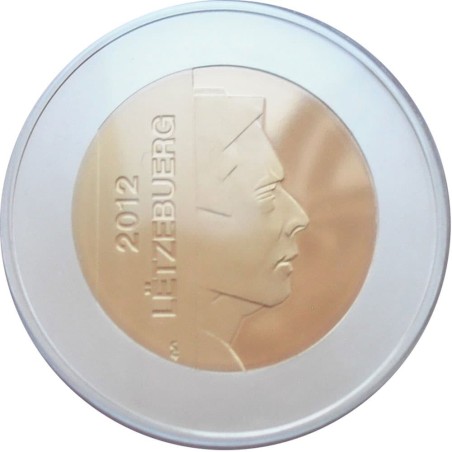 Luxemburgo 5 euros 2012 Orquídea Araña. Plata y Oro Nórdico.