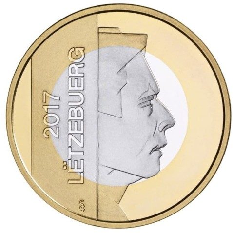 Luxemburgo 40 céntimos 2017 Tribunal Cuentas. Plata, Oro Nórdico