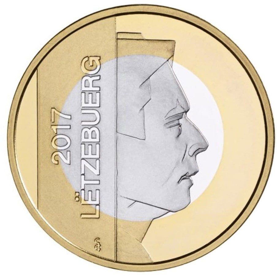 Luxemburgo 40 céntimos 2017 Tribunal Cuentas. Plata, Oro Nórdico