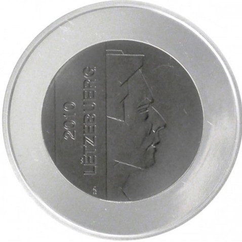 Luxemburgo 10 Euros 2010 Acuerdo de Schengen. Titanio.