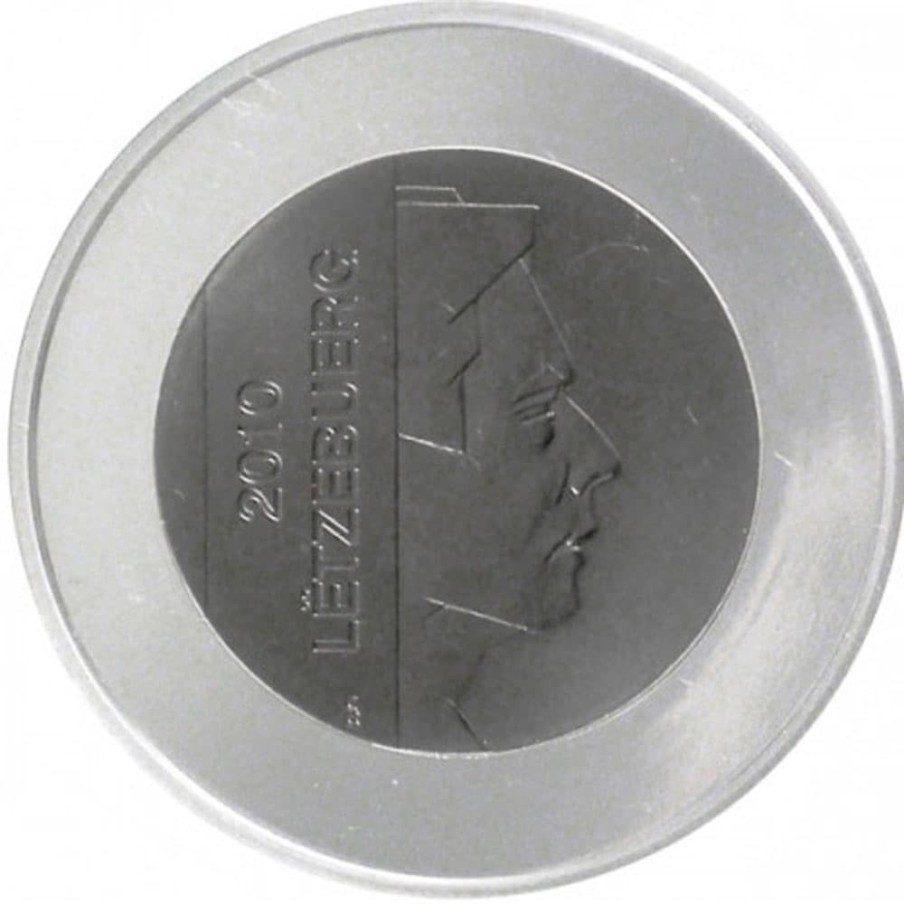 Luxemburgo 10 Euros 2010 Acuerdo de Schengen. Titanio.
