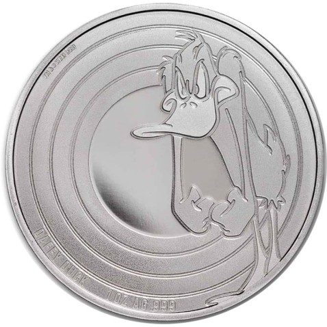 Moneda onza de plata 5$ Samoa Pato Lucas 2022.