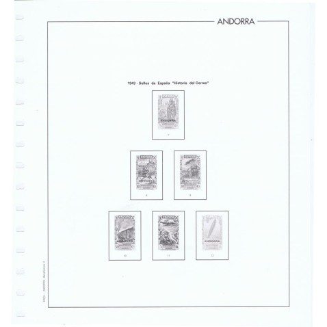 Colección Sellos de Andorra Española 1963/2000.