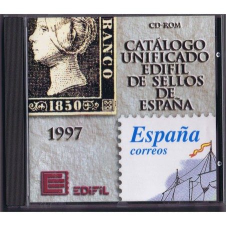 EDIFIL Catálogo Sellos España 1997 en CD-ROM.