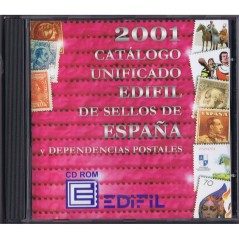 EDIFIL Catálogo Sellos España 2001 en CD-ROM.