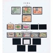 Colección Sellos de Cuba 1883 a 1983. Incompleta.