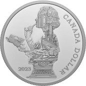 Canada 1$ 2023 Kathleen Coleman. Plata Proof.