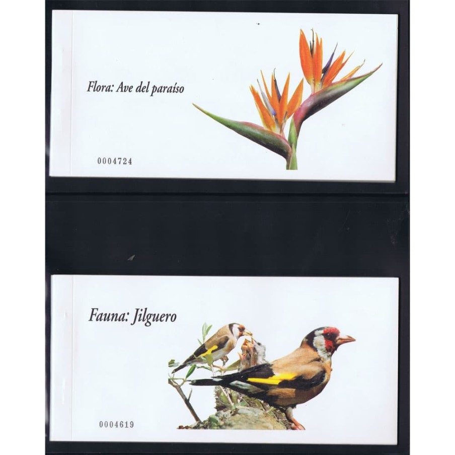 Colección 16 Carnets Sellos Fauna y Flora 2006/2007.