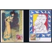 Colección Sobres y Postales Exposición 1975 y Picasso.