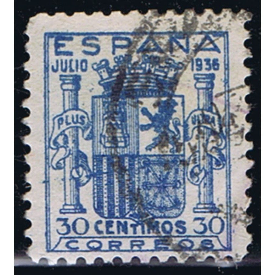0801 Escudo de España. Usado