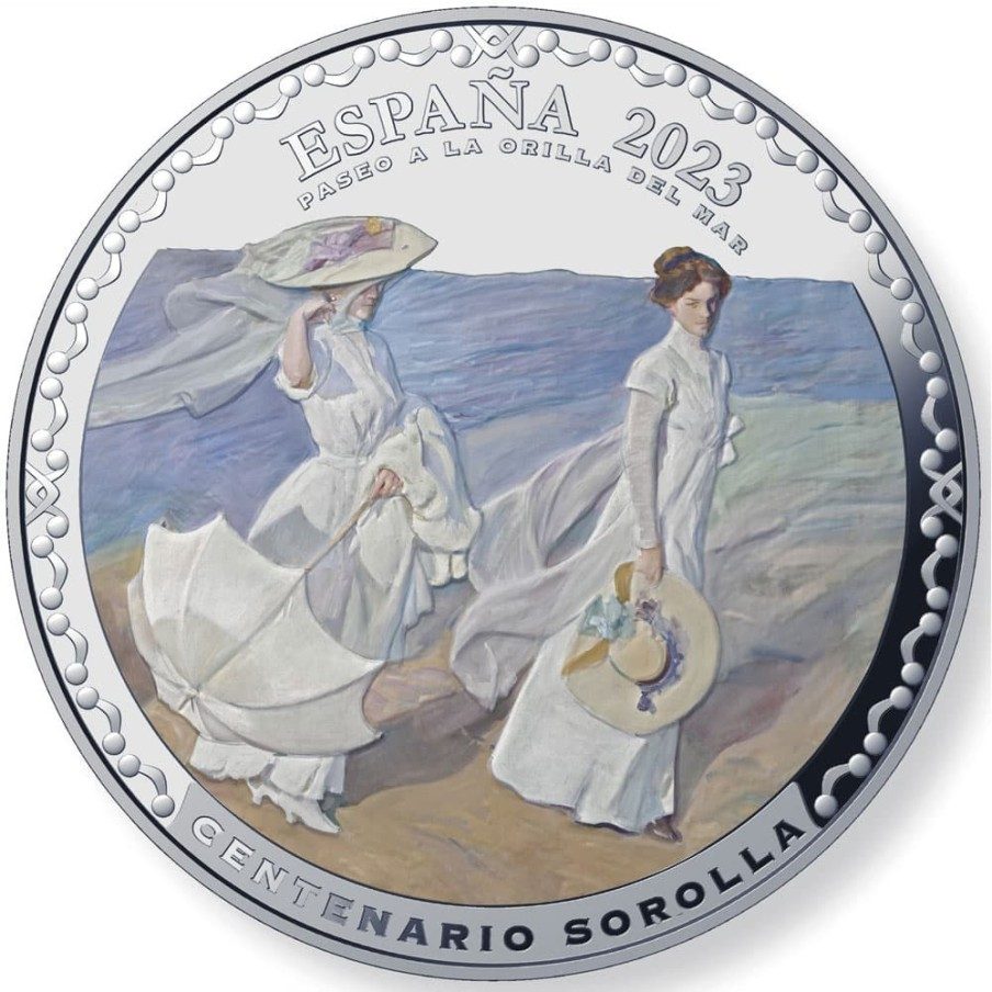 Moneda 2023 Centenario Joaquín Sorolla. 50 euros. Plata