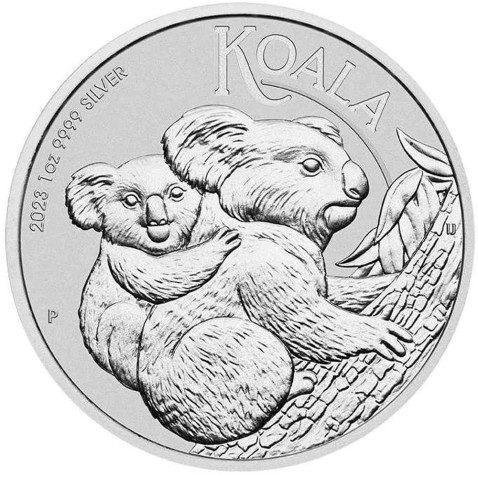 Moneda onza de plata 1$ Australia Koala 2023