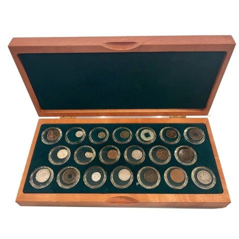 Colección 20 monedas plata y bronce Testigos de la Historia.