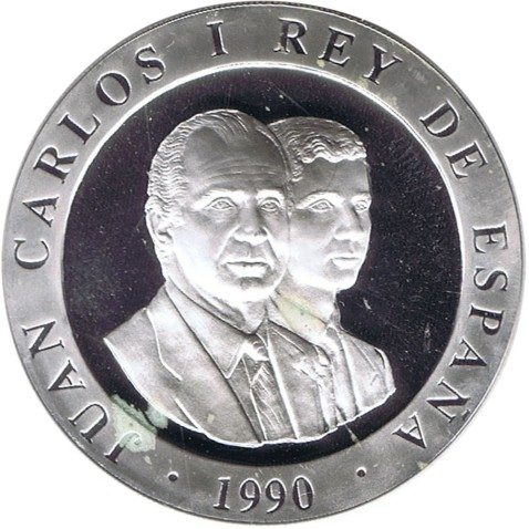 2000 Pesetas 1990 Juegos Olímpicos Barcelona'92 Cesta Punta.