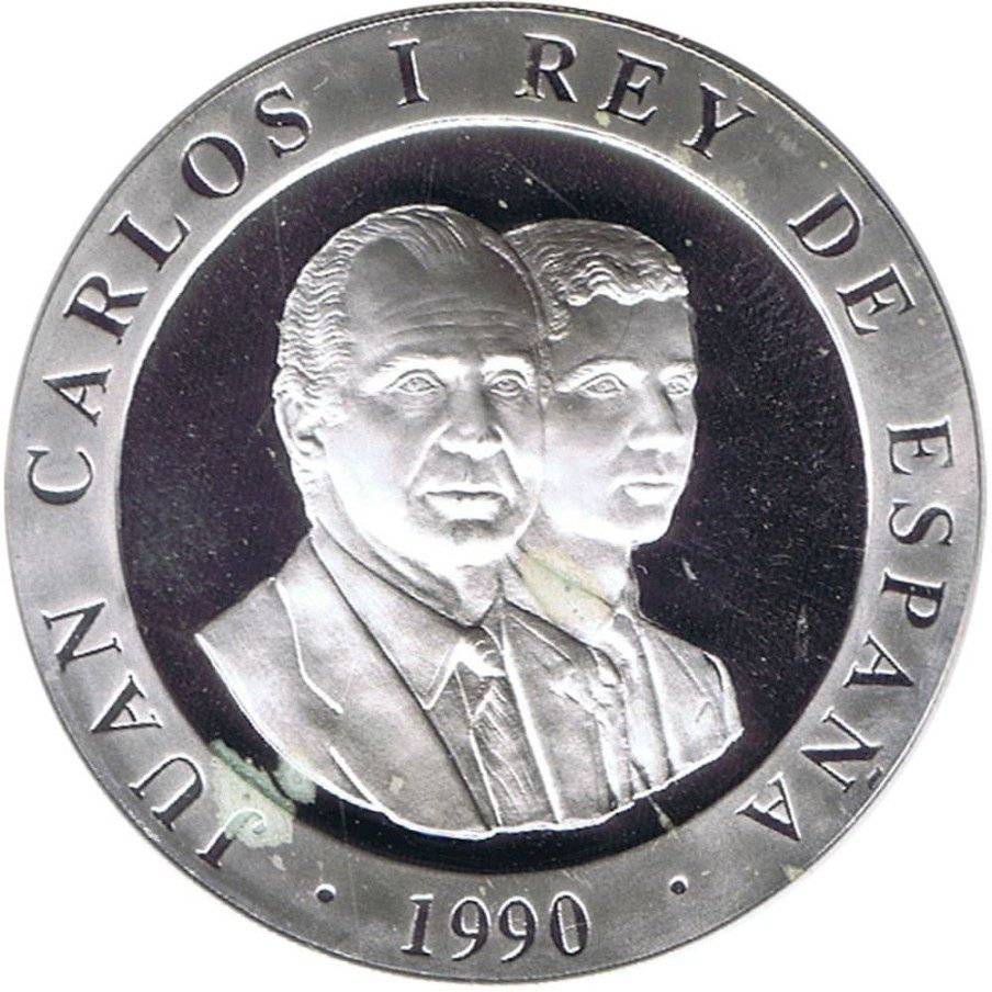 2000 Pesetas 1990 Juegos Olímpicos Barcelona'92 Cesta Punta.