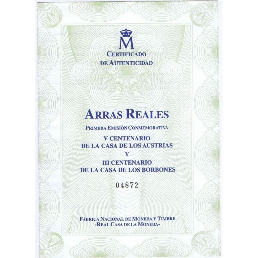 Colección 13 Arras Reales de plata. Primera Emisión FNMT