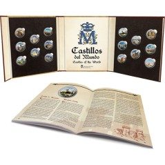 Monedas 2023 Castillos del Mundo. Colección completa.