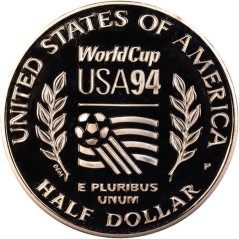Moneda E.E.U.U. 1/2$ 1994 Mundial de Futbol USA 94. Níquel.