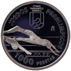 1000 Pesetas 1996 Juegos Paralímpicos Atlanta 96. SC.