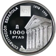 1000 Pesetas 1998 XX Aniversario Constitución Española.  - 1