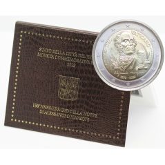 moneda conmemorativa 2 euros Vaticano 2023 Manzoni.