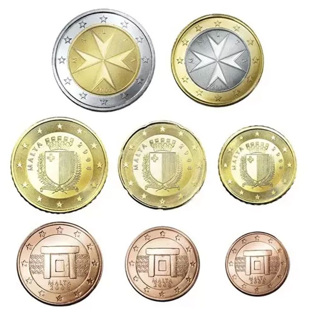 monedas euro serie Malta 2012  - 1